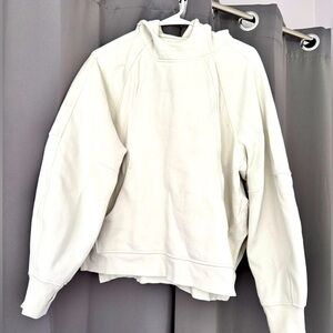 Scuba oversized side slit hoodie